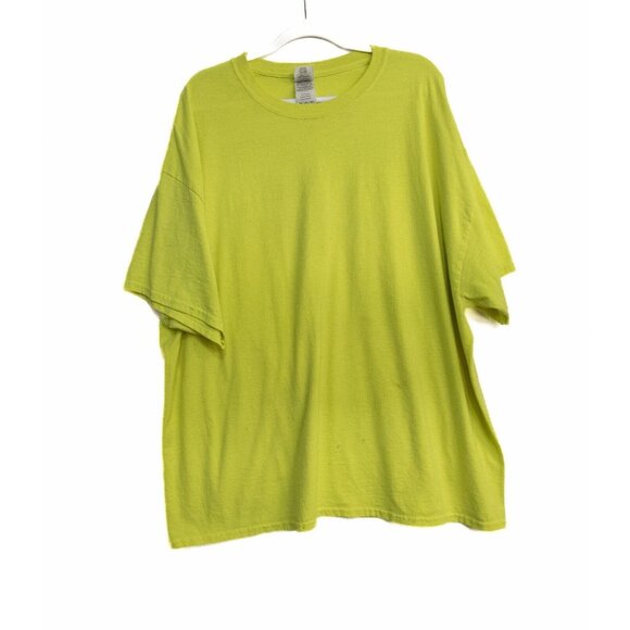 Gildan Isaac's Paving Mens Yellow T Shirt Spell Out Pullover Short Sleeve 3XL - Picture 2 of 9